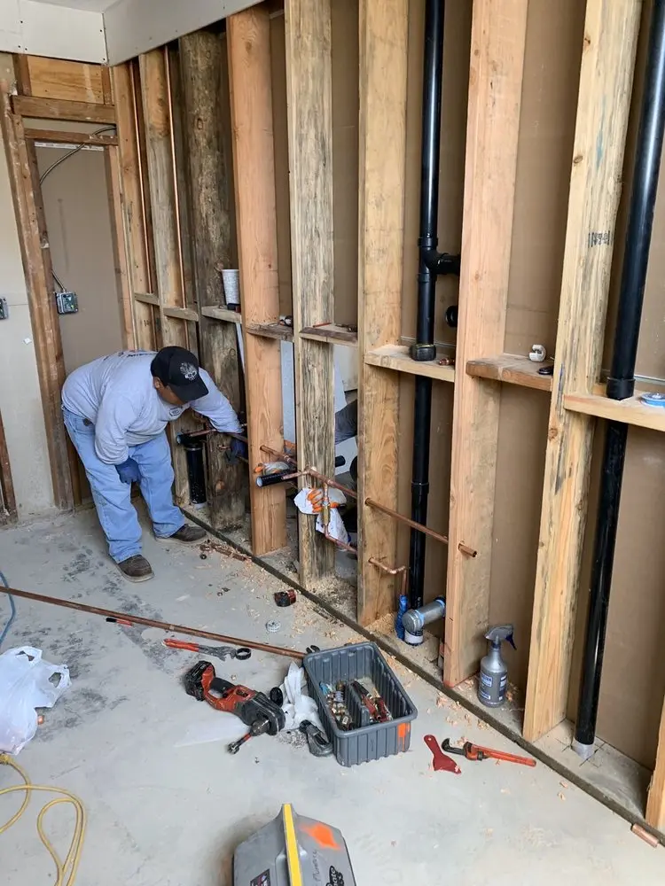 Commercial rough-in plumbing for Gas Line Repair in Richwood